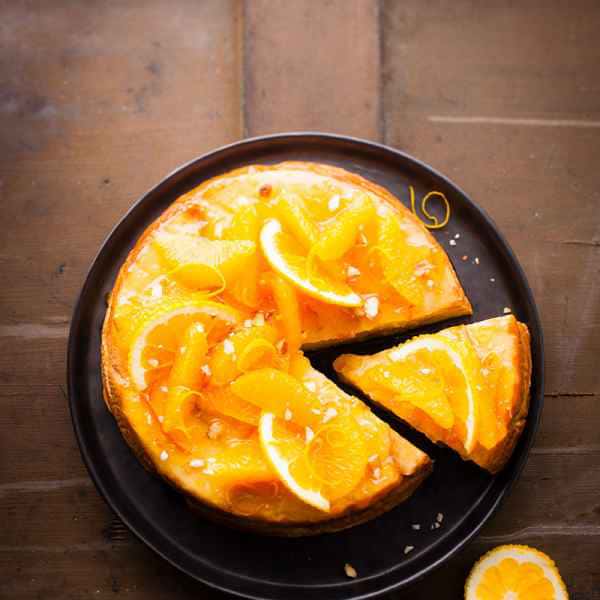 photographe culinaire pudding orange