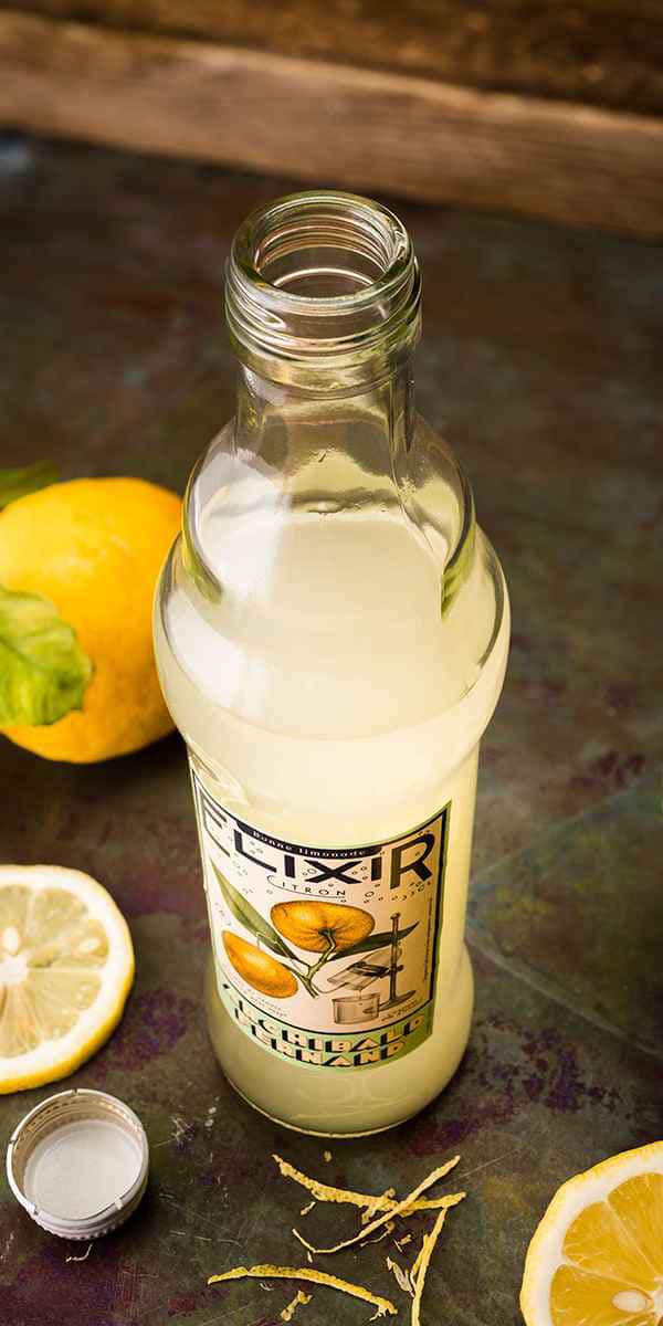 photographe culinaire big fernant boisson elixir citron