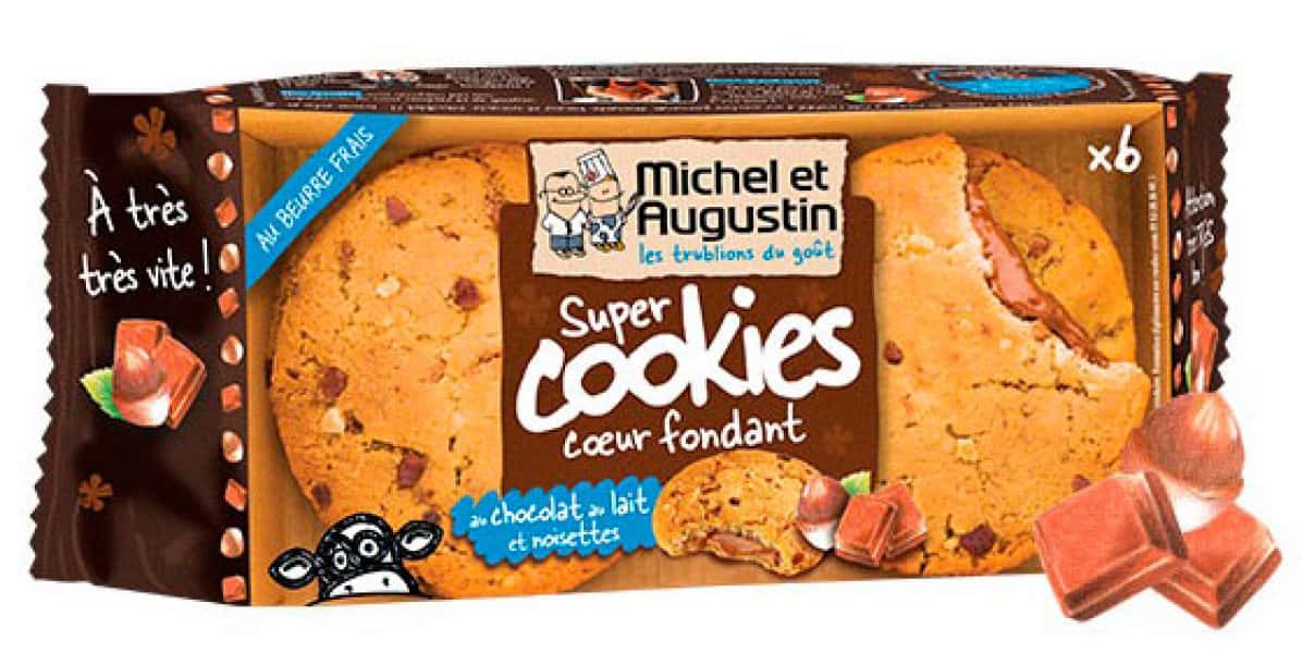 photographe culinaire michel et augustin cookie double culinaire packaging