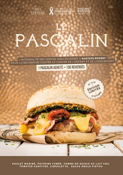 photographe culinaire big fernand burger pascalin cancer gustave roussy